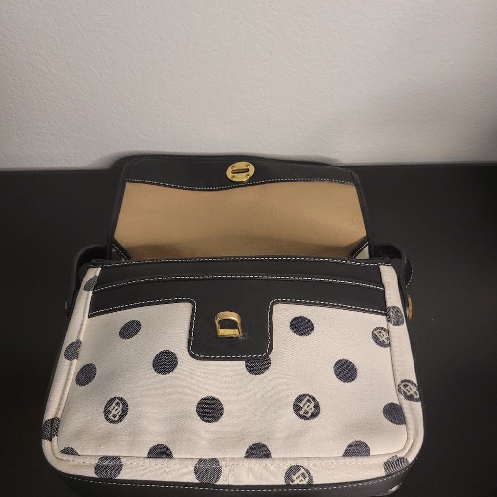 Vintage Dooney & Bourke Monogram Polka Dot Made in USA crossbody - Picture 14 of 14